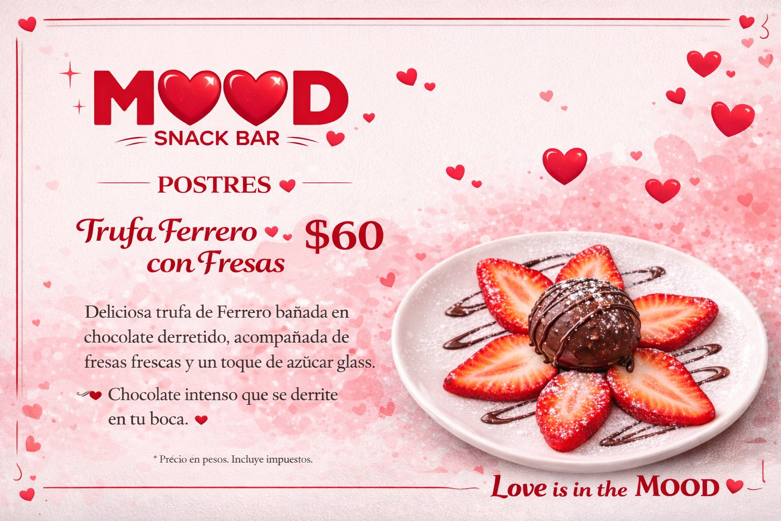 Ferrero con Fresas